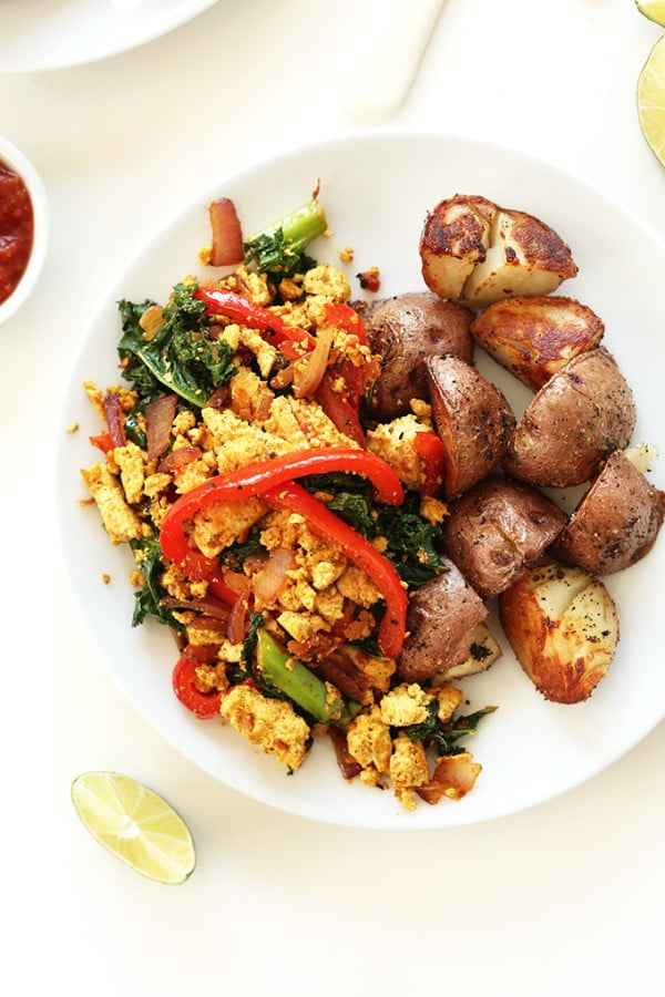 Southwest Tofu Scramble #breakfast #recipe