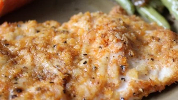 Baked Paprika Parmesan Chicken #recipe #dinner