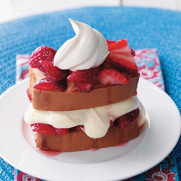 Quick Strawberry Vanilla Dessert #recipe