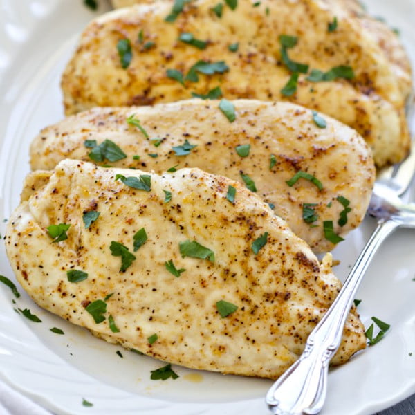 Easy Baked Chicken Breasts #chicken #recipe #dinner