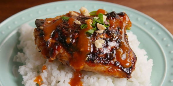 Thai Glazed Chicken #chicken #recipe #dinner