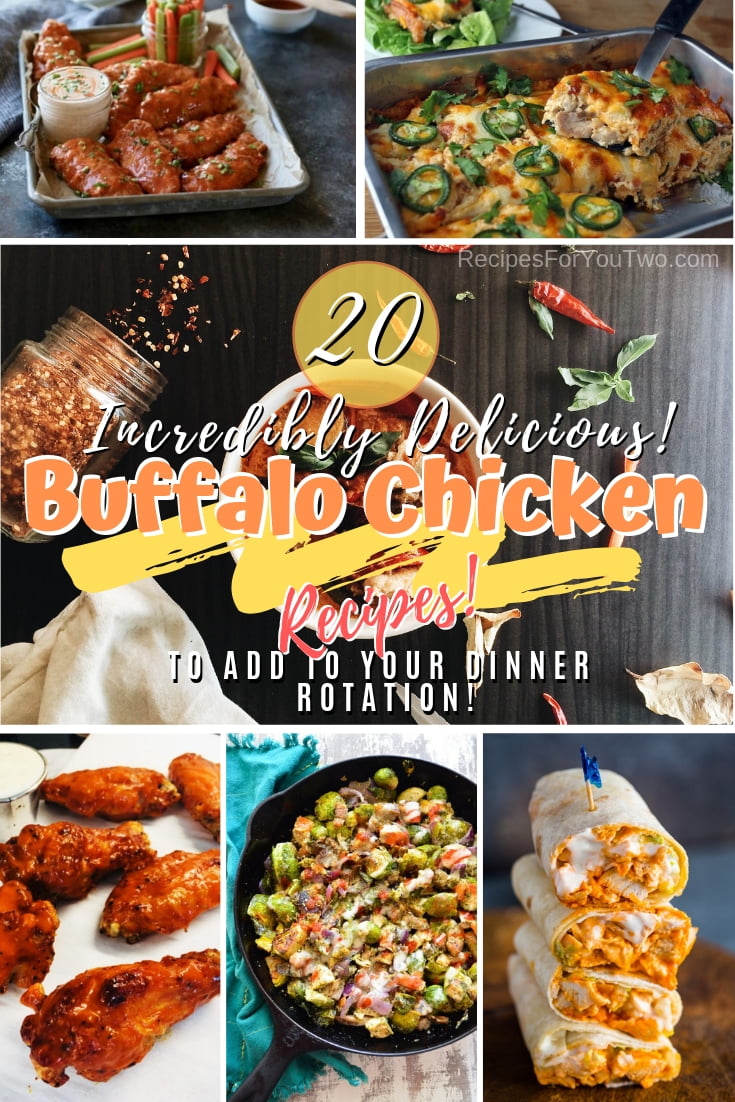 Discover incredibly delicious buffalo chicken recipes. Add them to your rotation. Great list! #recipe #buffalochicken #chicken #dinner