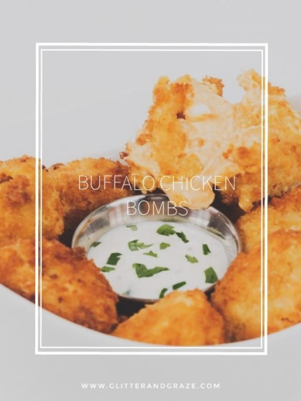 Buffalo Chicken Bombs #recipe #chicken #dinner