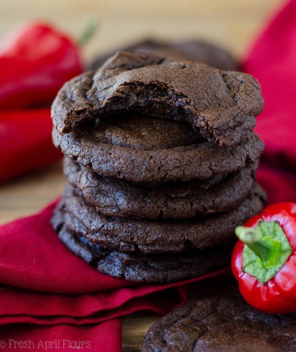 Chocolate Cayenne Cookies #dessert #chocolate #cookies