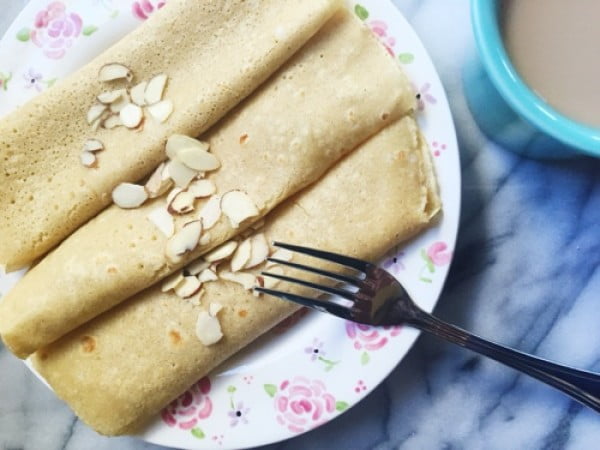 Oat Flour Crepes (gluten free) #crepes #recipe #dinner
