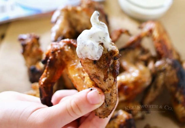 Grilled Chicken Wings #grill #dinner #recipe
