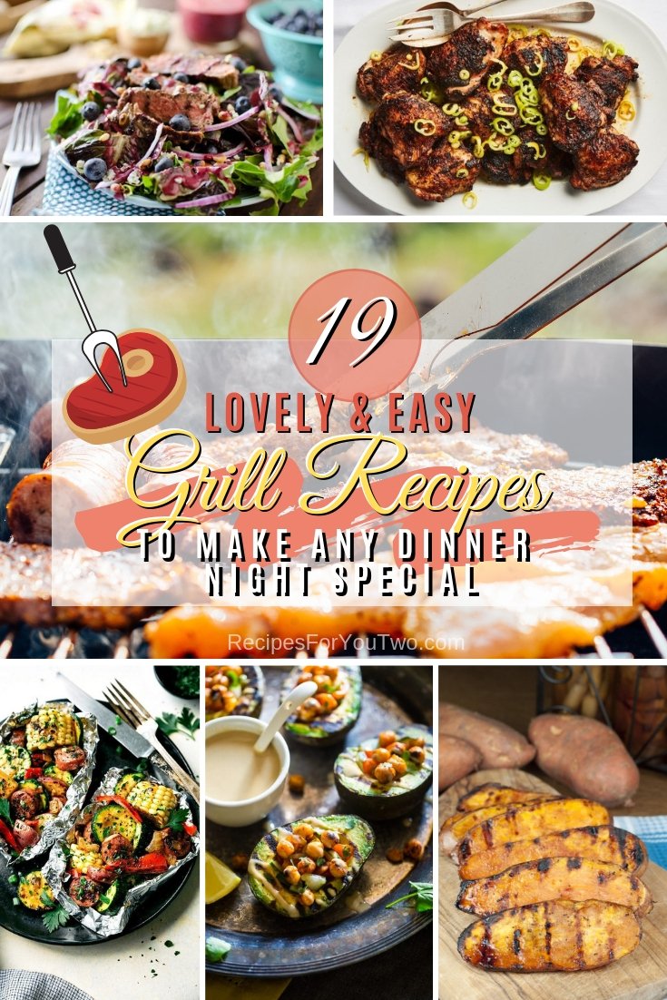 You don't even have to wait for the BBQ to use any of these amazing grill recipes. These are some great grill dinner recipes to make any night special. Great list! #recipe #grill #dinner