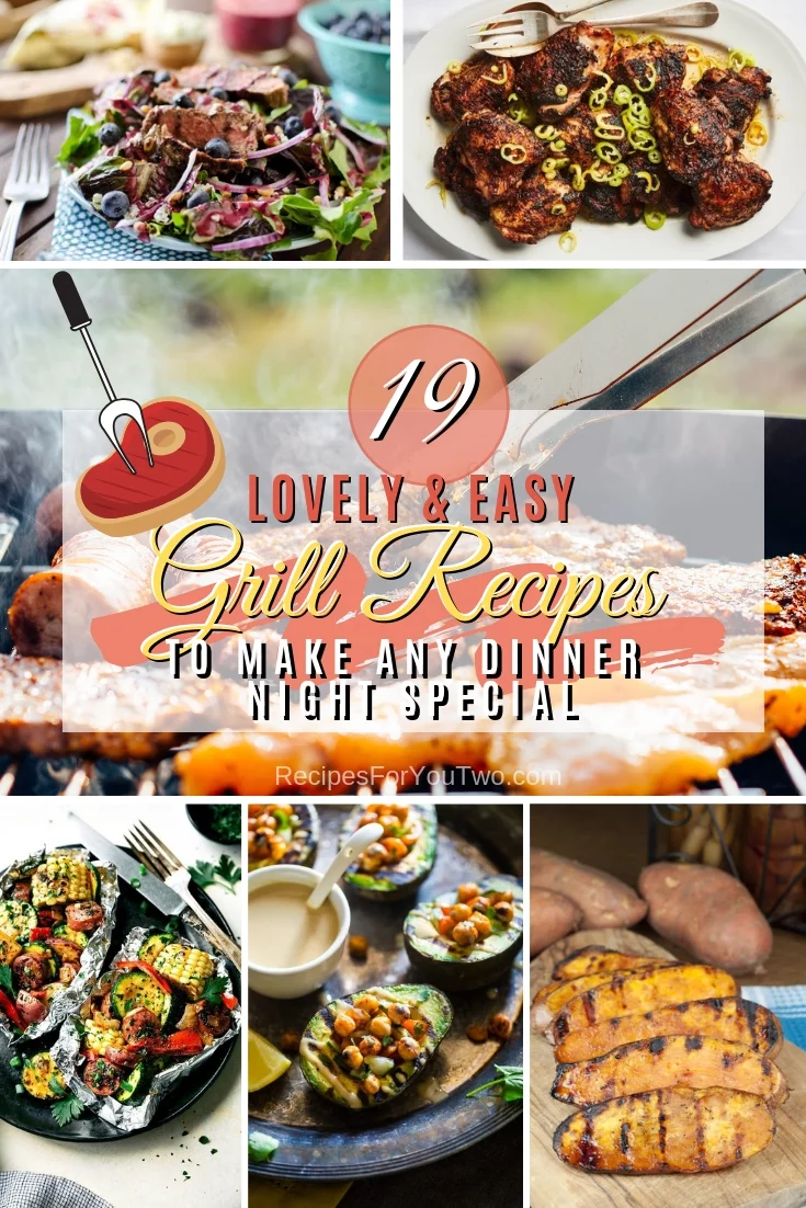 You don't even have to wait for the BBQ to use any of these amazing grill recipes. These are some great grill dinner recipes to make any night special. Great list! #recipe #grill #dinner