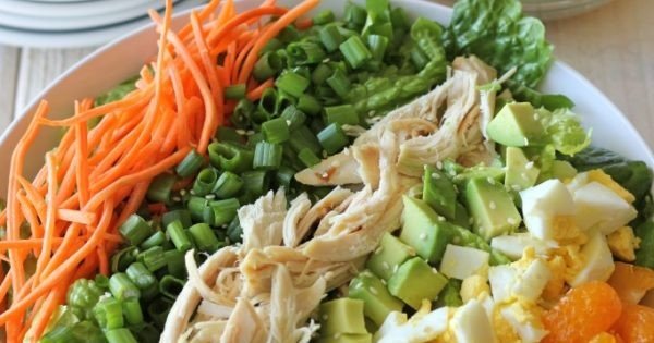 Style Cobb Salad #recipe #salad #healthy