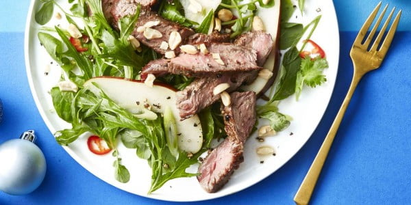 Thai Steak and Pear Salad #recipe #salad #healthy