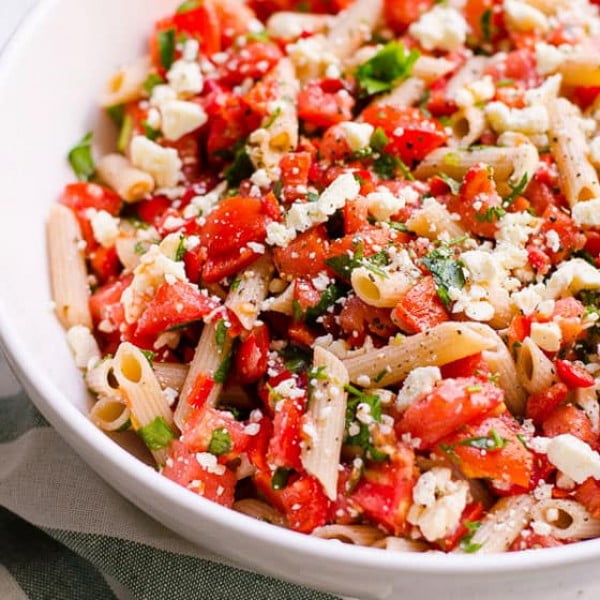 Tomato Pasta Salad #recipe #salad #healthy