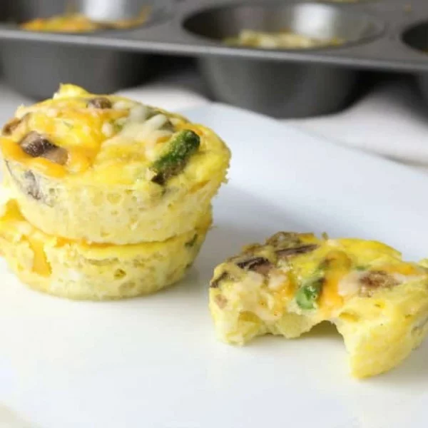 Calorie Egg Cups #lowcalorie #recipe #dinner