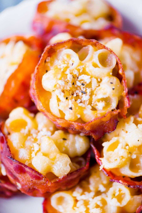 Bacon Mac and Cheese Bites #macncheese #dinner #recipe