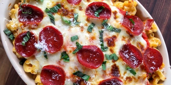 Pizza Mac & Cheese #macncheese #dinner #recipe
