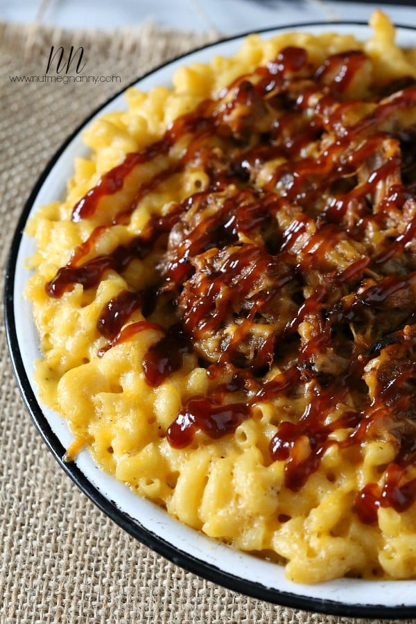 Pulled Pork Mac and Cheese #macncheese #dinner #recipe
