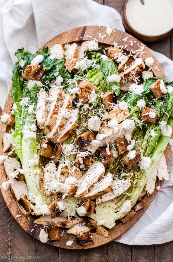 Grilled Chicken Caesar Salad meat-salad