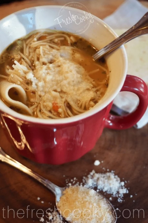 Old-Fashioned Chicken Noodle Soup #noodles #soup #dinner #recipe