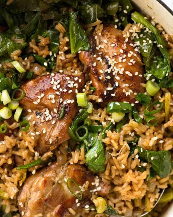 One Pot Chinese Chicken and Rice #onepot #dinner #recipe
