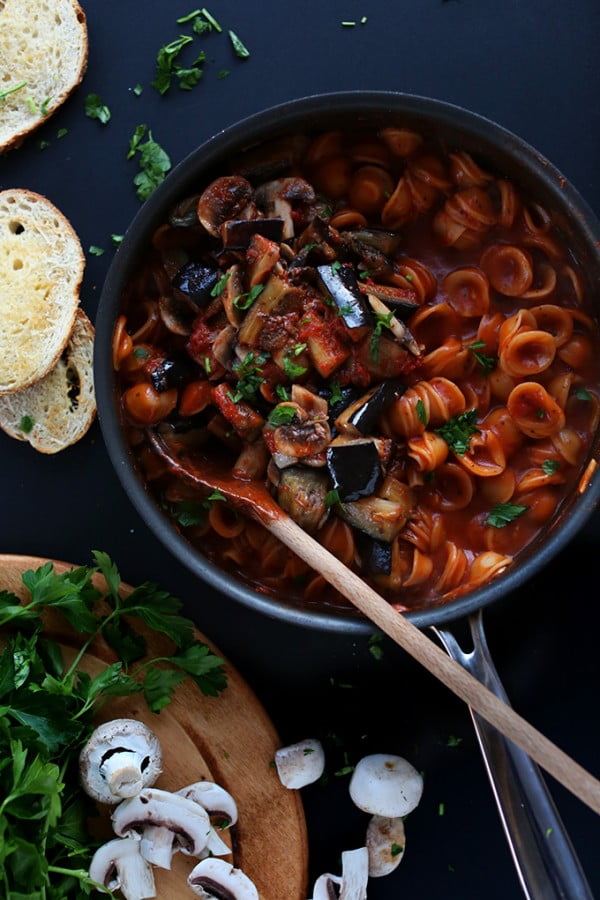 Pot Vegan Pasta #onepot #dinner #recipe