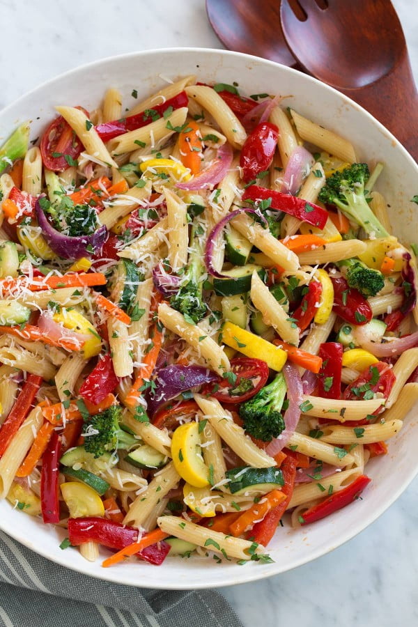 Pasta Primavera (Delicious Recipe Anytime of Year!) #pasta #dinner #recipe