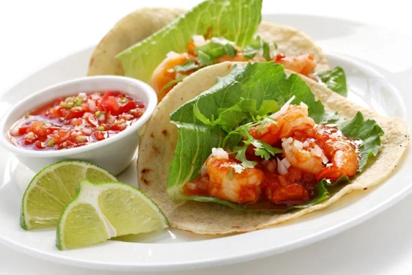 Soft Shrimp Tacos #picnic #recipe #lunch