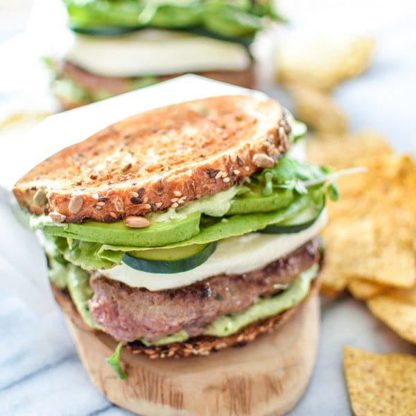 Green Goddess Burgers #picnic #recipe #lunch