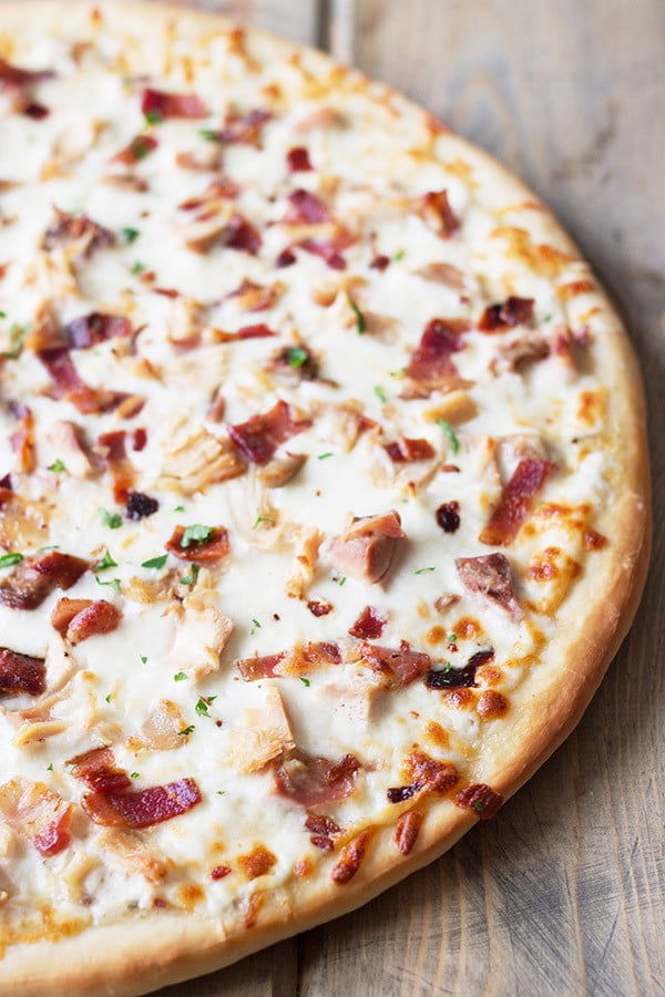 Chicken Bacon Ranch Pizza #pizza #dinner #recipe