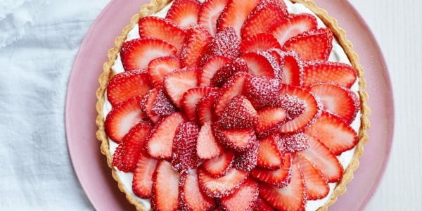 Strawberry Tart #romantic #recipe #dessert