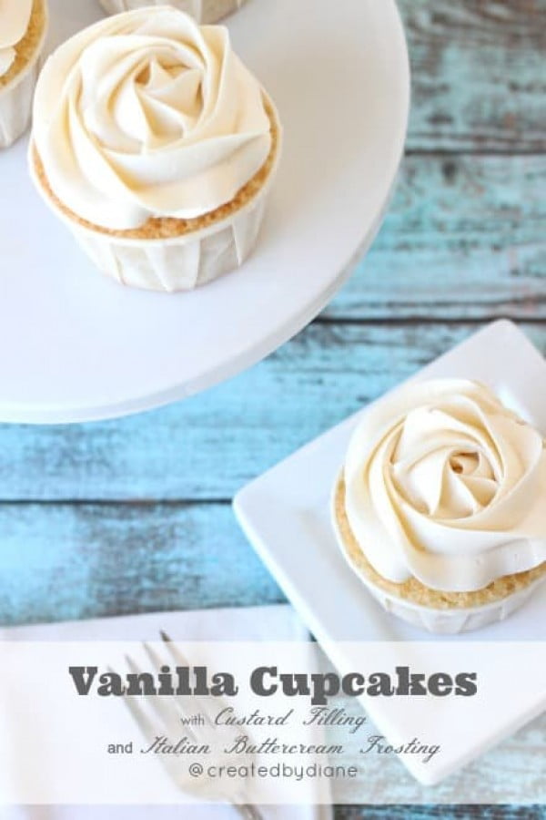 Perfect Vanilla Cupcakes #romantic #recipe #dessert