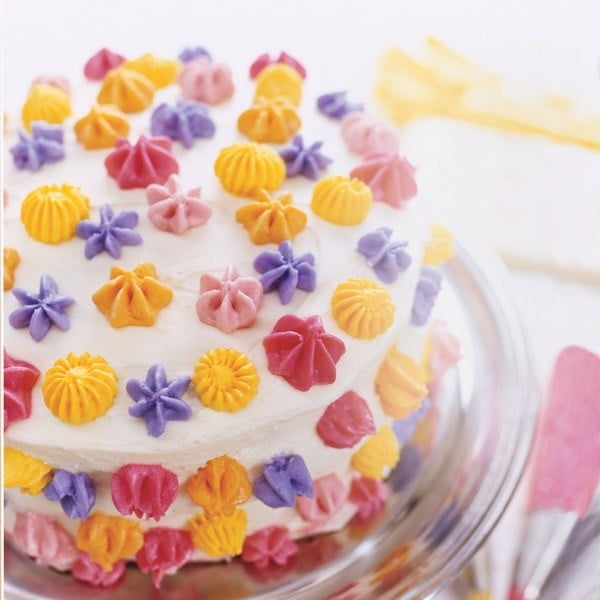 Two-Layer Cake #cake #recipe #dessert