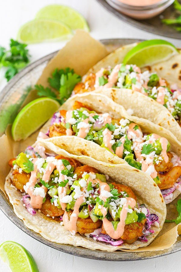 Delicious & Easy Shrimp Dinner #tacotuesday #taco #recipe #dinner