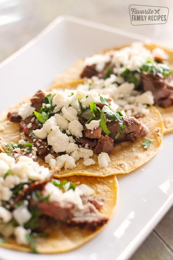 Grilled Steak Street Tacos #tacotuesday #taco #recipe #dinner