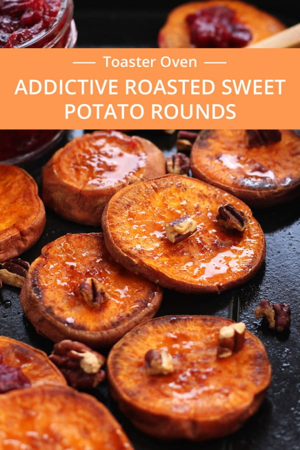 Addictive Roasted Sweet Potato Rounds with 10 Irresistible Topping Ideas #toasteroven #recipe #dinner