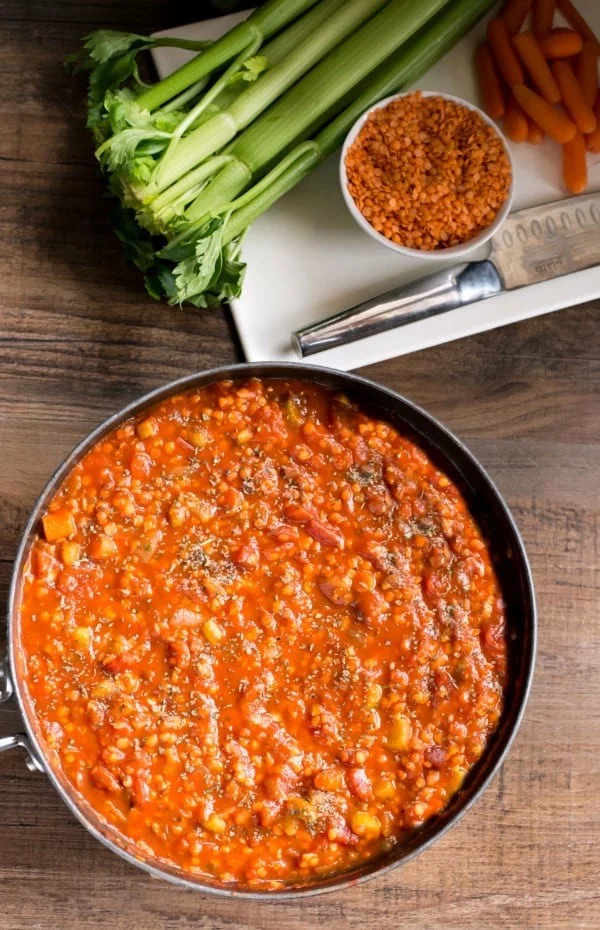 Lentil Bolognese Recipe - I Heart Eating #vegetarian #dinner #healthyfood