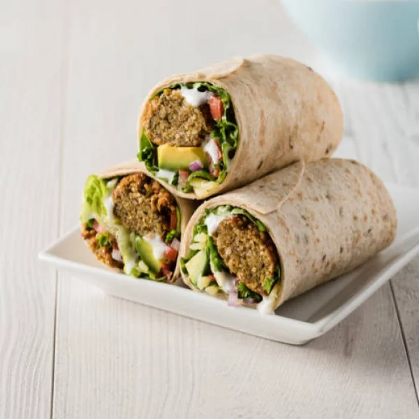 Falafel Wrap Recipe: How to Make Falafel Wrap #recipe #wrap #dinner #snack