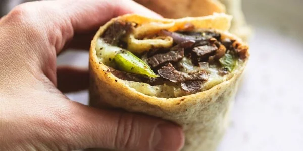 Philly Cheesesteak Wraps #recipe #wrap #dinner #snack