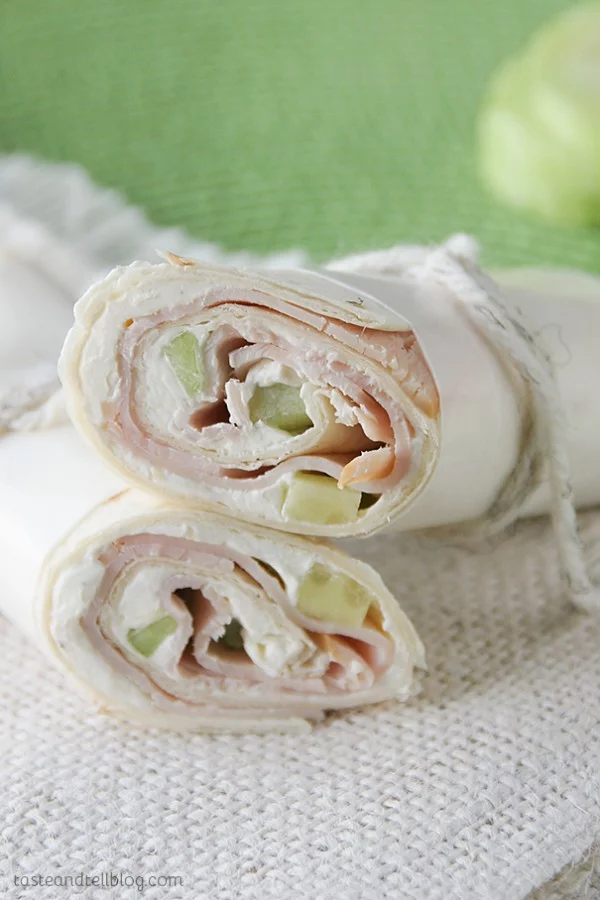 Cucumber Ranch Turkey Tortilla Wrap Recipe - Taste and Tell #recipe #wrap #dinner #snack