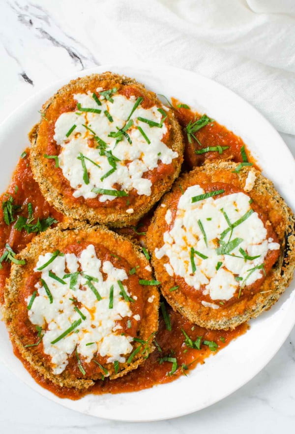 Easy And Healthy Air Fryer Eggplant Parmesan (Learn New Tips) #airfryer #dinner #food #recipe