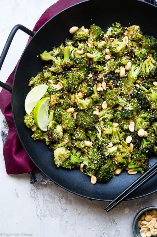 Air Fryer Roasted Asian Broccoli #airfryer #dinner #food #recipe