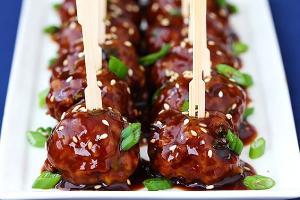 Saucy Asian Meatballs #asianfood #dinner #recipe