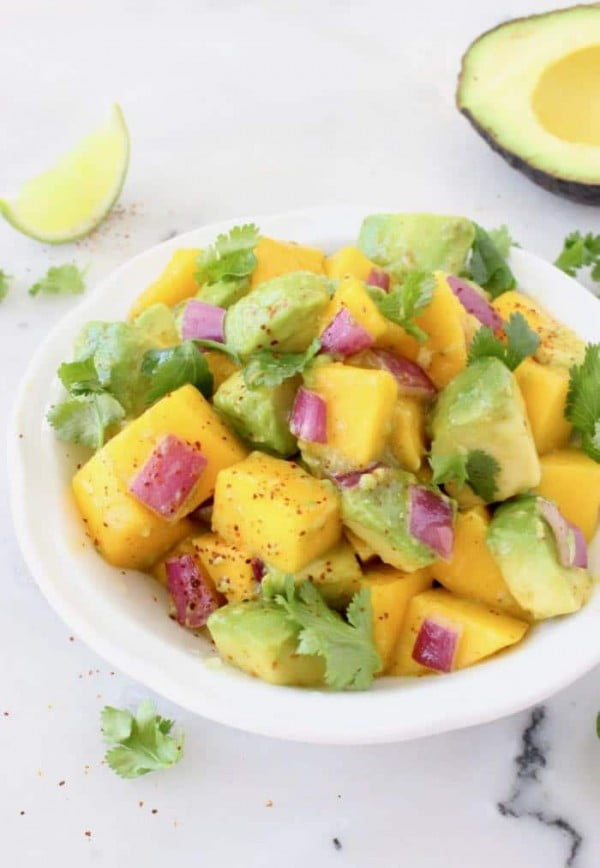 Avocado Mango Salad Recipe #avocado #recipe #food #dinner