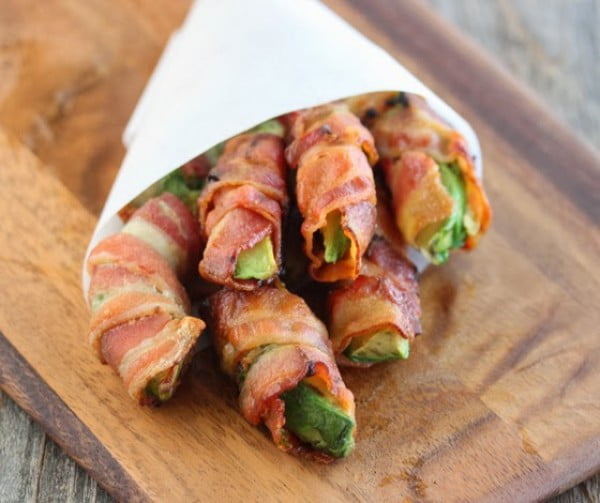 Bacon Wrapped Avocado Fries #avocado #recipe #food #dinner