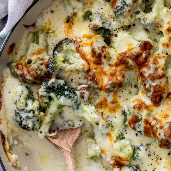 Cheesy broccoli bake #recipe #broccoli #dinner #food