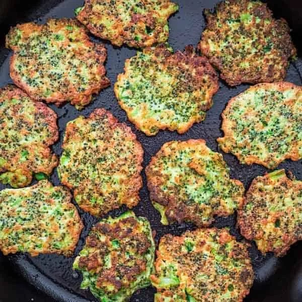 Basic Broccoli Fritters #recipe #broccoli #dinner #food