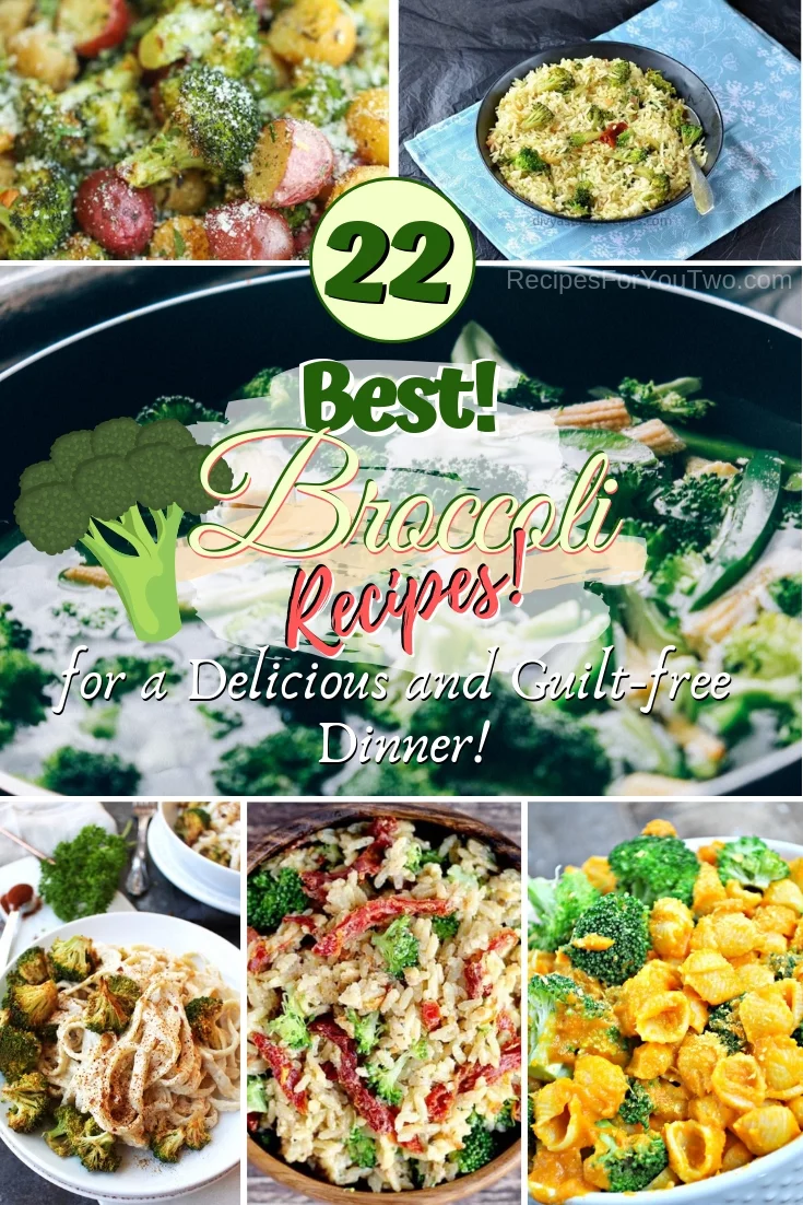 Enjoy a healthy delicious and guilt-free dinner from broccoli. These are great recipes! #recipe #dinner #broccoli #food
