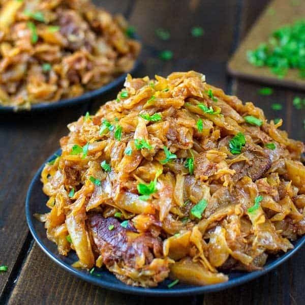 Cabbage with Ribs #cabbage #dinner #recipe #food