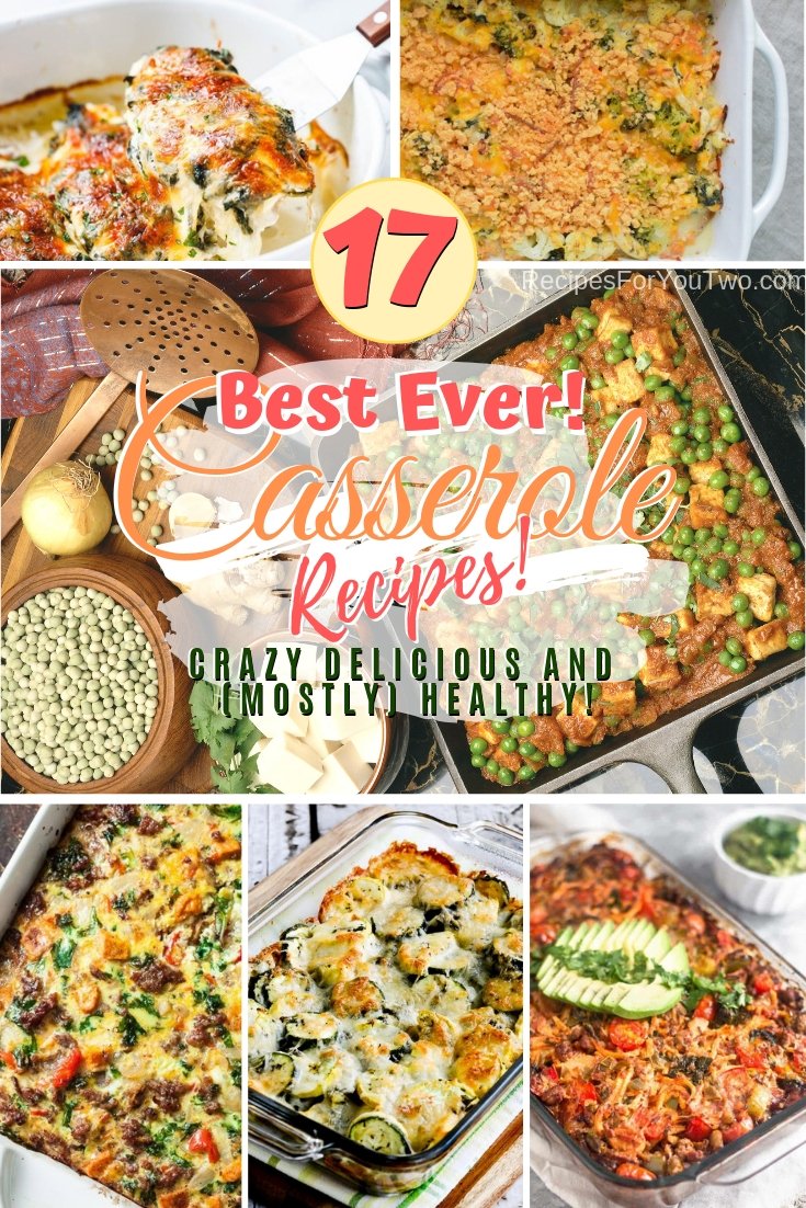 Hearty, comforting, an crazy delicious (and mostly healthy!) best casserole recipes. Great list! #recipe #dinner #casserole