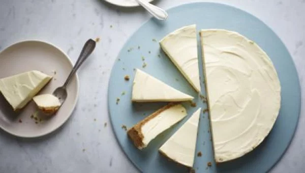 White chocolate cheesecake #dessert #cheesecake #recipe