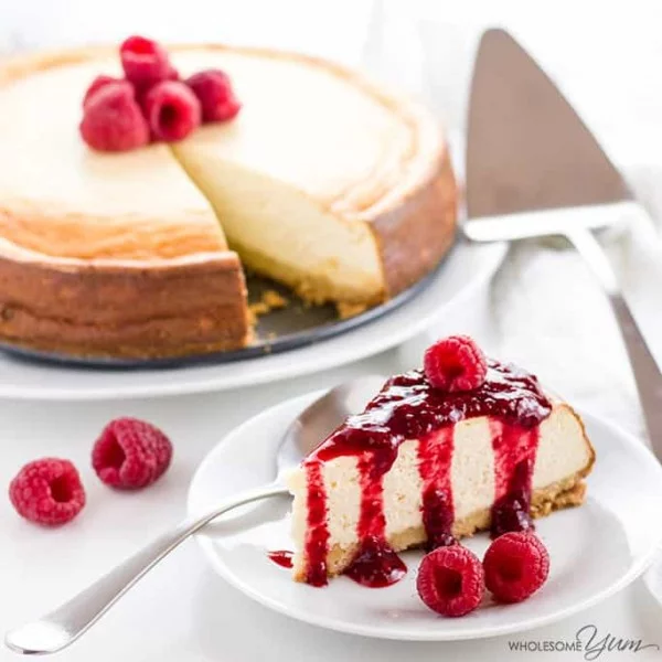 Sugar-Free Keto Cheesecake #dessert #cheesecake #recipe