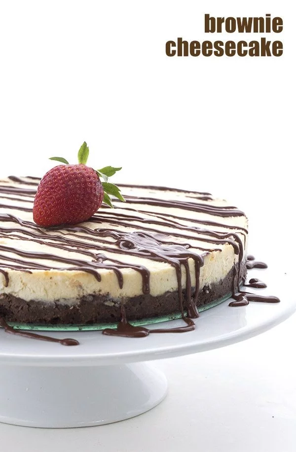 Brownie Cheesecake – Low Carb and Gluten-Free #dessert #cheesecake #recipe